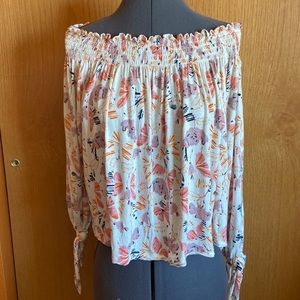 Free People Floral Top